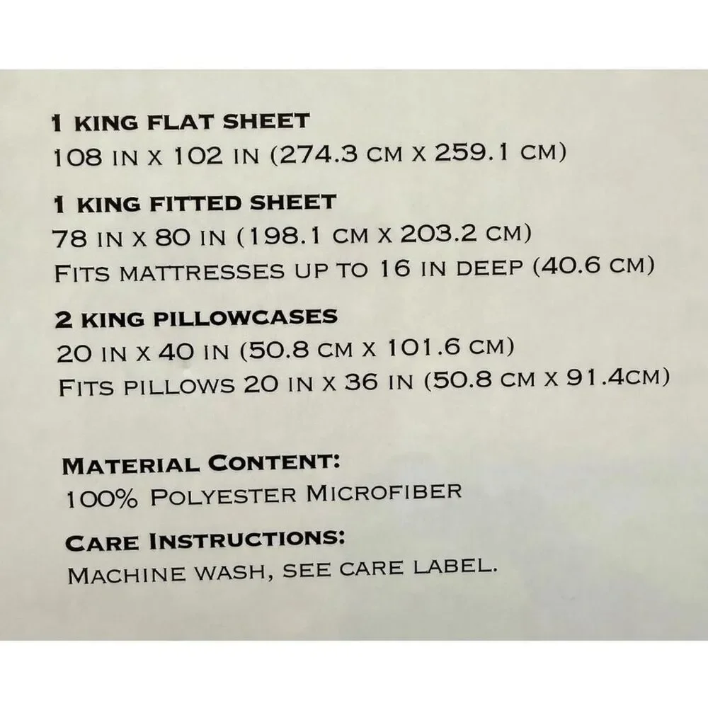Hotel Style LUXURYMICROFIBER Sheet Set King Sand Tan Cross Hatch Design New